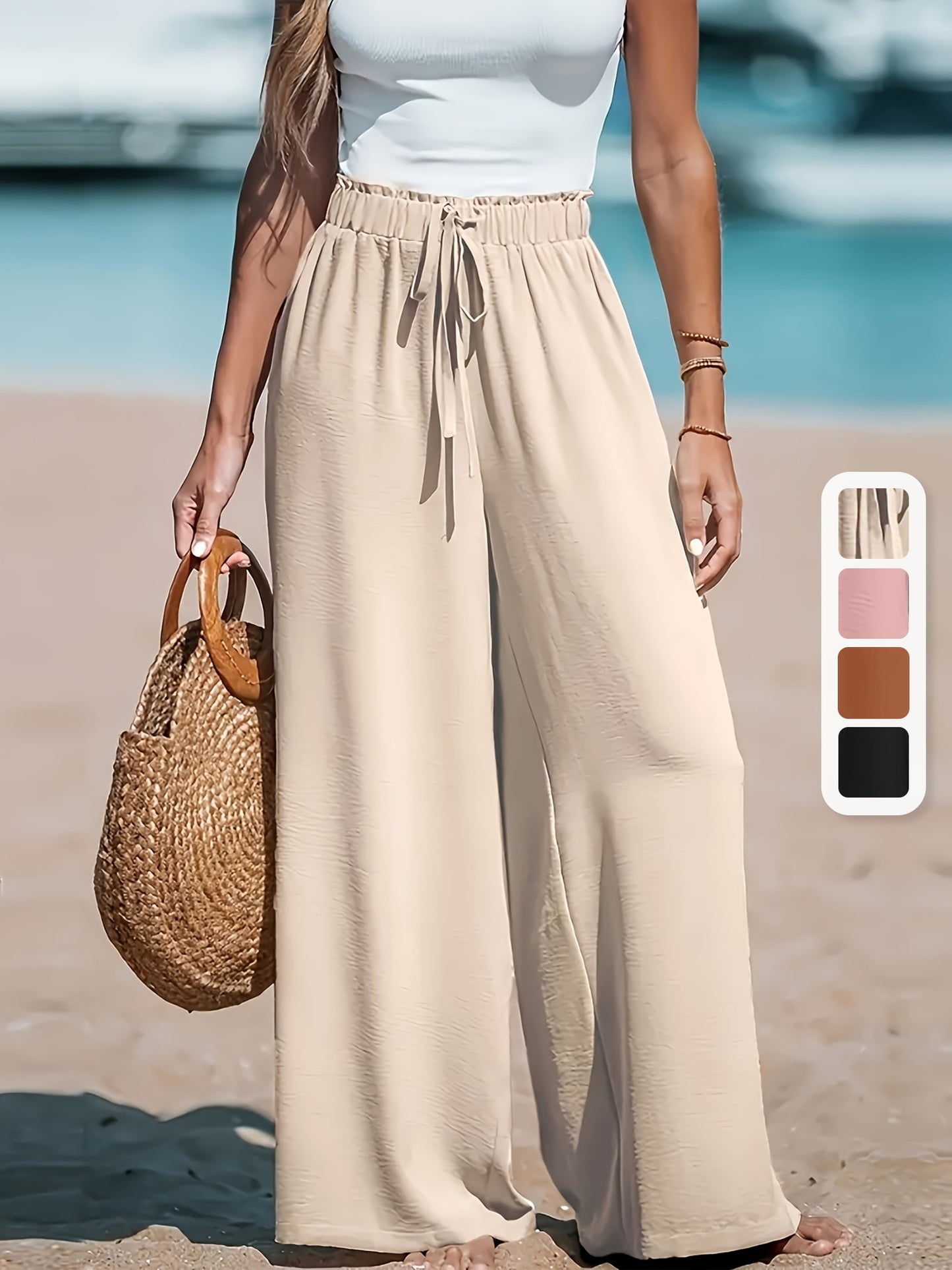 Elora pants - Wijde soepelvallende broek